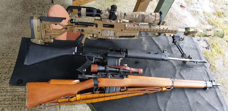 No4 Mk1, L1A1 SLR and AI AX .308